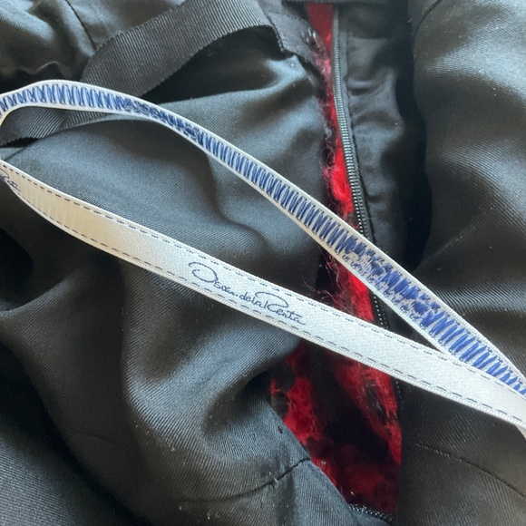 Red Tweed Dress Oscar De La Renta - Picture 4 of 6